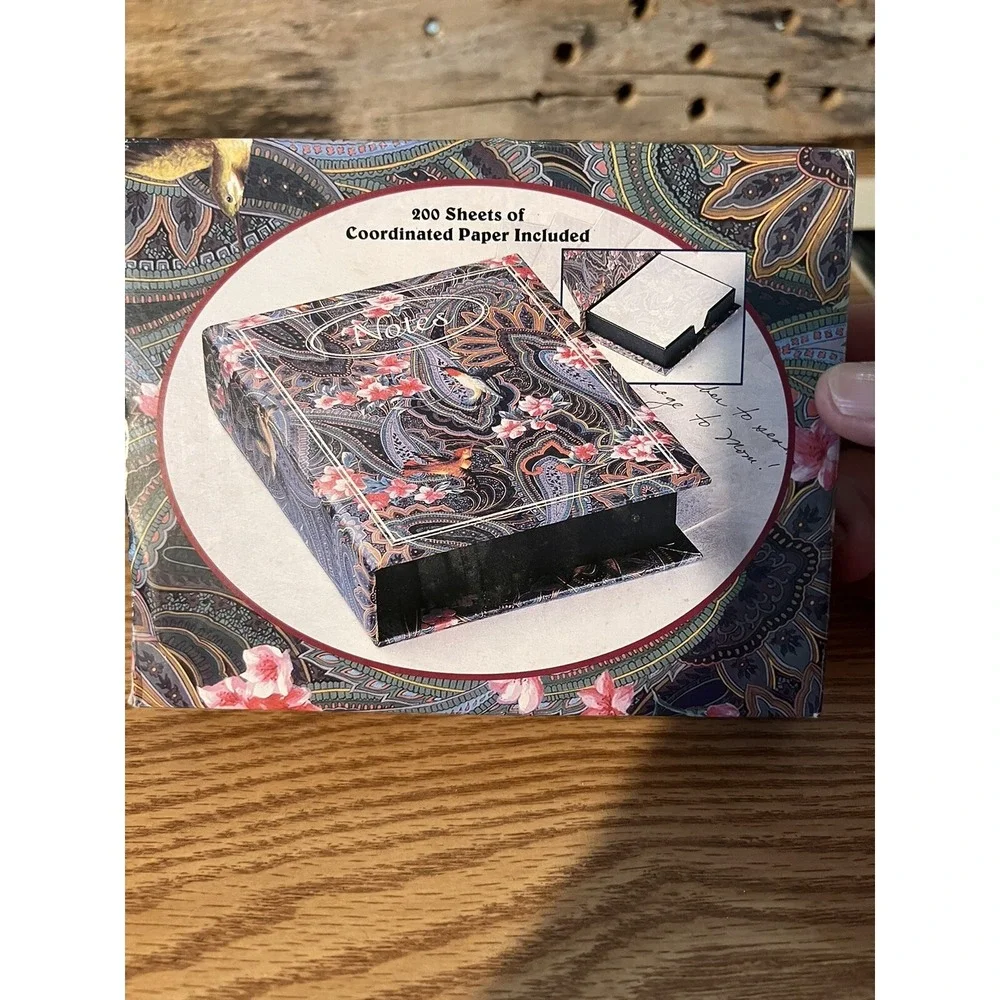 Hummingbird Garden Stationary With A Memory Keepsake Box Brand New Sealed Gift